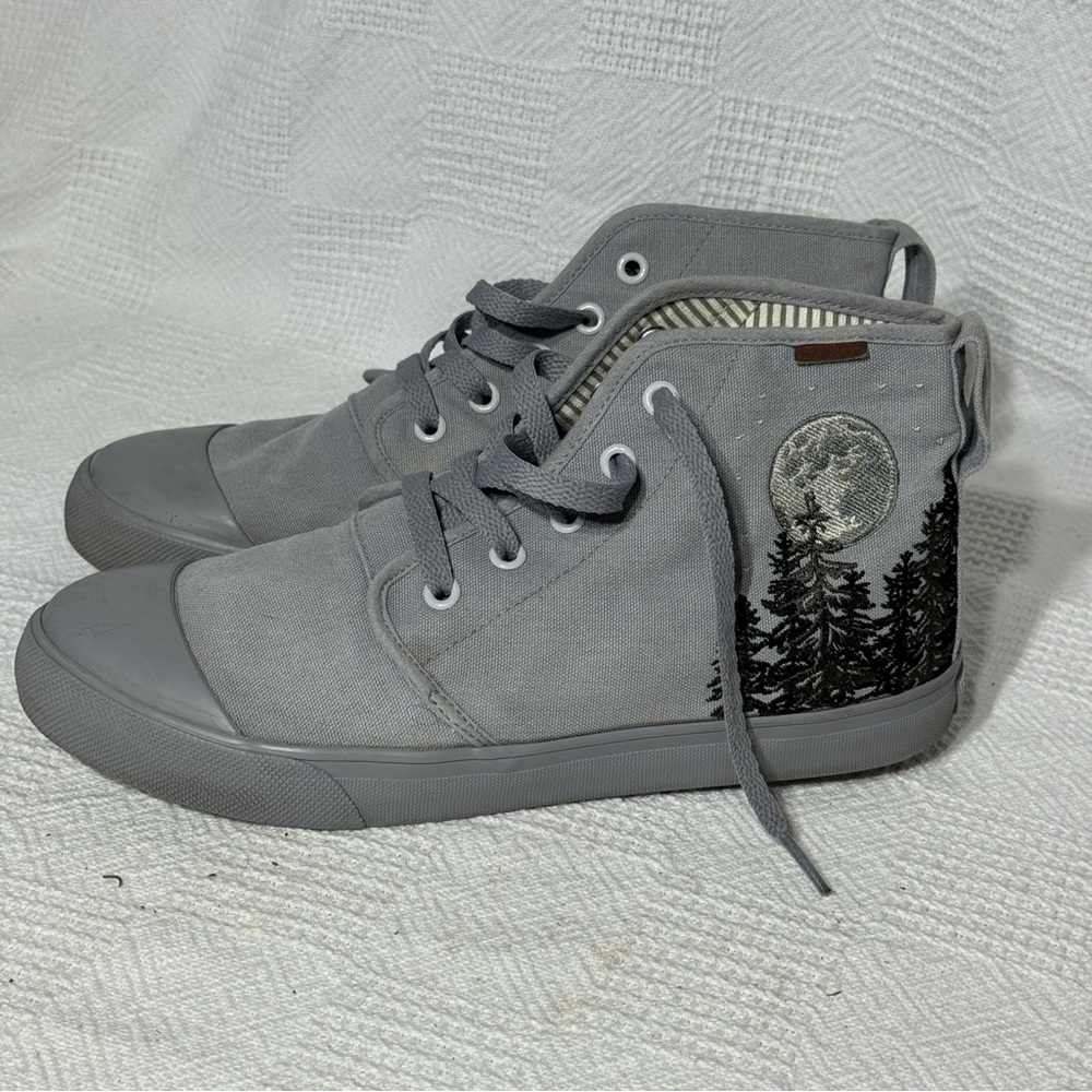 BANGS Shoes Hi Top Carolina Trees BLUE/LAVENDER Sneakers Unisex US M7 W8.5
